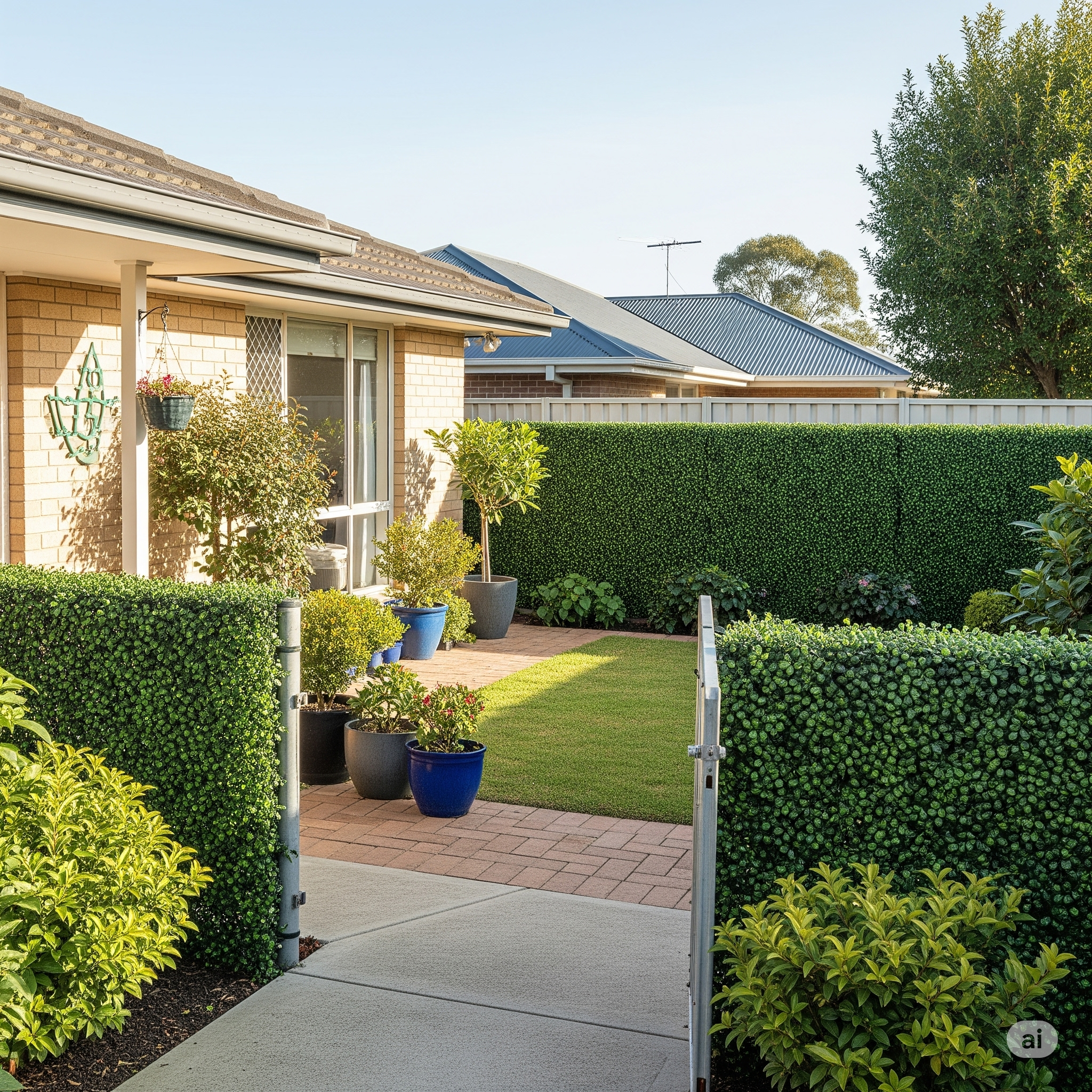 Classic Artificial Boxwood Hedge